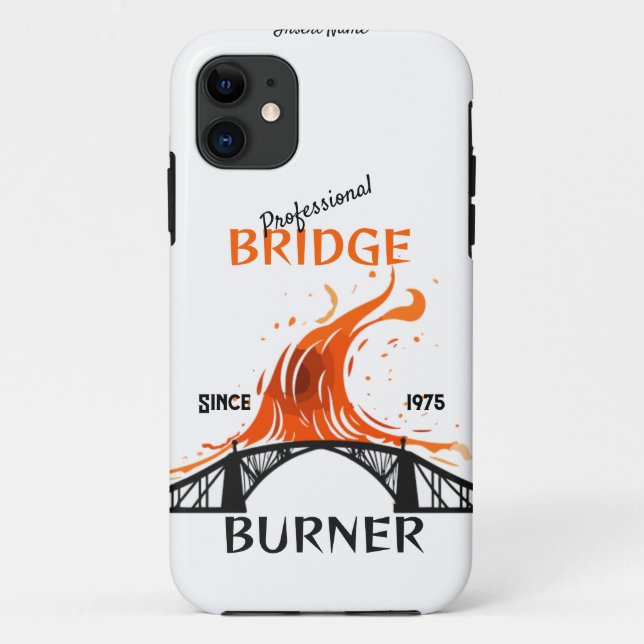 Beruflich Bridge Burner Case-Mate iPhone Hülle (Rückseite)
