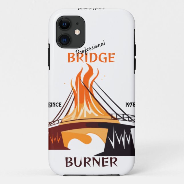 Beruflich Bridge Burner Case-Mate iPhone Hülle (Rückseite)