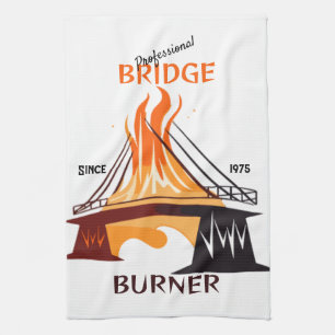 Beruflich Bridge Burner Geschirrtuch