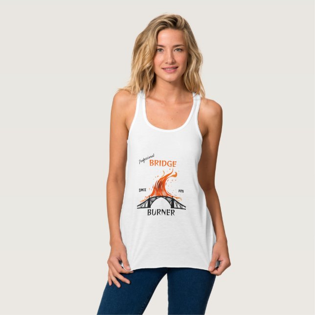 Beruflich Bridge Burner Tank Top (Vorderseite Vollansicht)