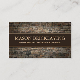 Beruflich Builder / Brickly Business Card Visitenkarte