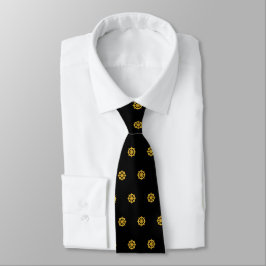 Beruflich Business Captain Pattern Black Krawatte
