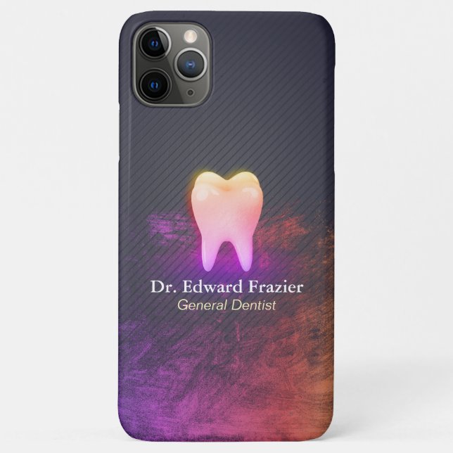 Beruflich Dentalklinik-Rose Gold-Stand Case-Mate iPhone Hülle (Rückseite)