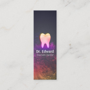 Beruflich Dentalklinik-Rose Gold-Stand Mini Visitenkarte