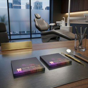 Beruflich Dentalklinik-Rose Gold-Stand Post-it Klebezettel