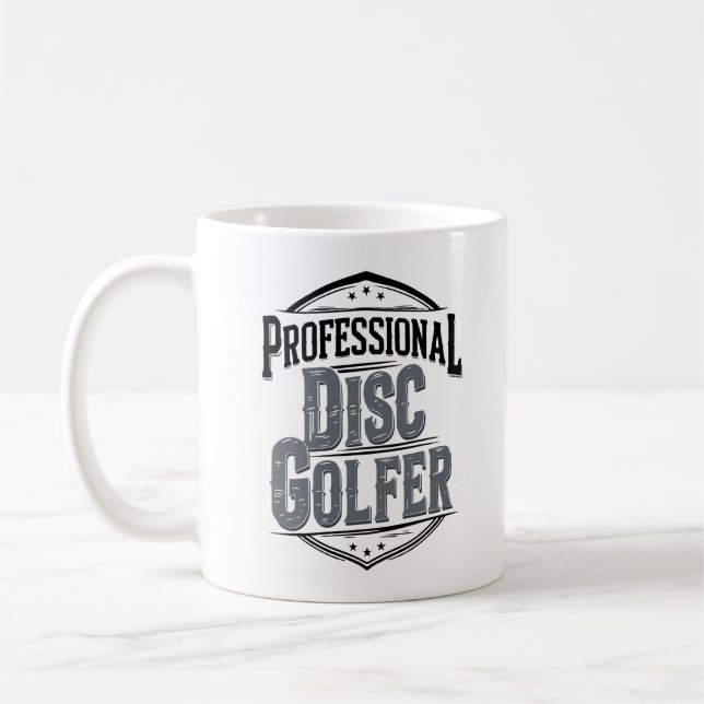 Beruflich-Disk-Golfer | Disk Golf Kaffeetasse (Links)