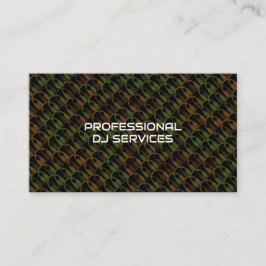 Beruflich Disk Jockey DJ Music Mixer DJ Party Visitenkarte