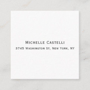 Beruflich Einzigartig klassisch einfach Begleitkarte