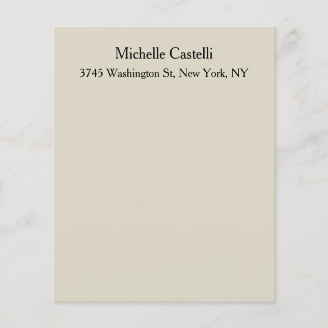 Beruflich Einzigartig klassisch einfach Flyer (Vorne)