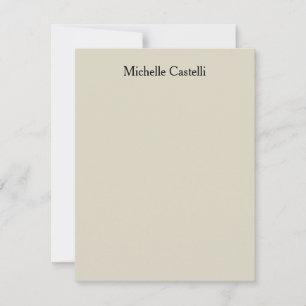 Beruflich Einzigartig klassisch einfach Mitteilungskarte