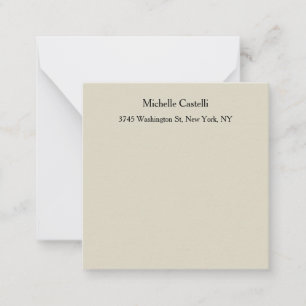 Beruflich Einzigartig klassisch einfach Mitteilungskarte