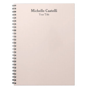 Beruflich Einzigartig klassisch einfach Notizblock