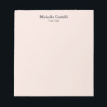 Beruflich Einzigartig klassisch einfach Notizblock<br><div class="desc">Einfache Bearbeitungsprogramme. Unterschiedliche Typen und Größen,  Farbe und Schriftart.</div>