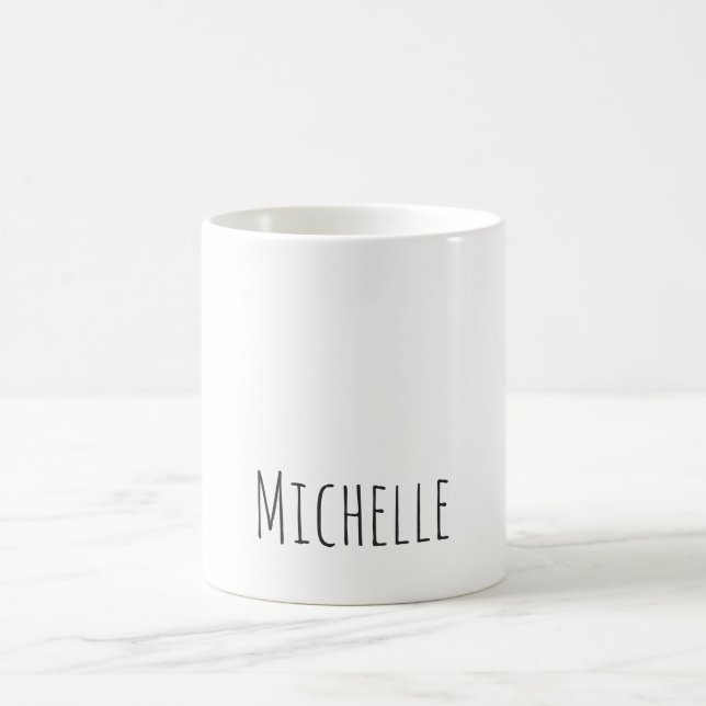 Beruflich Einzigartige Klassik Einfach Ihr Name Kaffeetasse (Mittel)