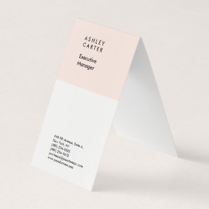 Beruflich elegant minimalistisch schlicht einfach visitenkarten