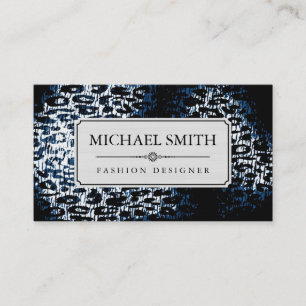 Beruflich Elegant Modern Leopard Skin #12 Visitenkarte
