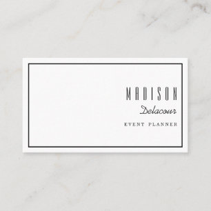 Beruflich Elegant Modern Simple Script Luxus Visitenkarte