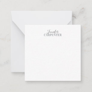 Beruflich elegante moderne minimalistische schlich mitteilungskarte