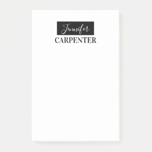 Beruflich elegante moderne minimalistische schlich post-it klebezettel