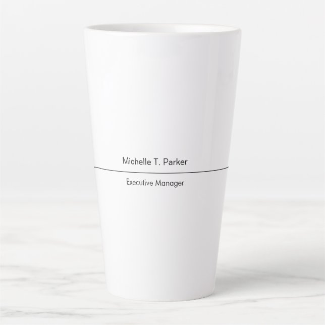 Beruflich elegante schlicht-minimalistisch-modern milchtasse (Vorderseite)