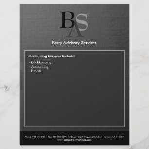 Beruflich Eleganter Moderner Grau Schwarzer Flyer