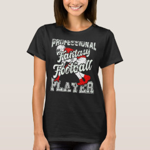 Beruflich Fantasy American Football Player Line T-Shirt