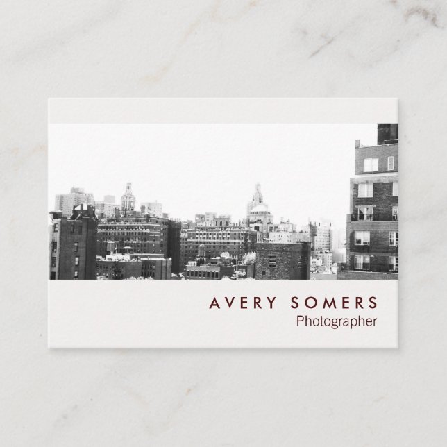 Beruflich Fotograf Foto Beilage Fotografie Begleitkarte (Vorderseite)