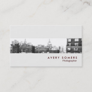 Beruflich Fotograf Foto Beilage Fotografie Visitenkarte