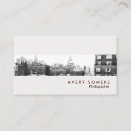 Beruflich Fotograf Foto Beilage Fotografie Visitenkarte