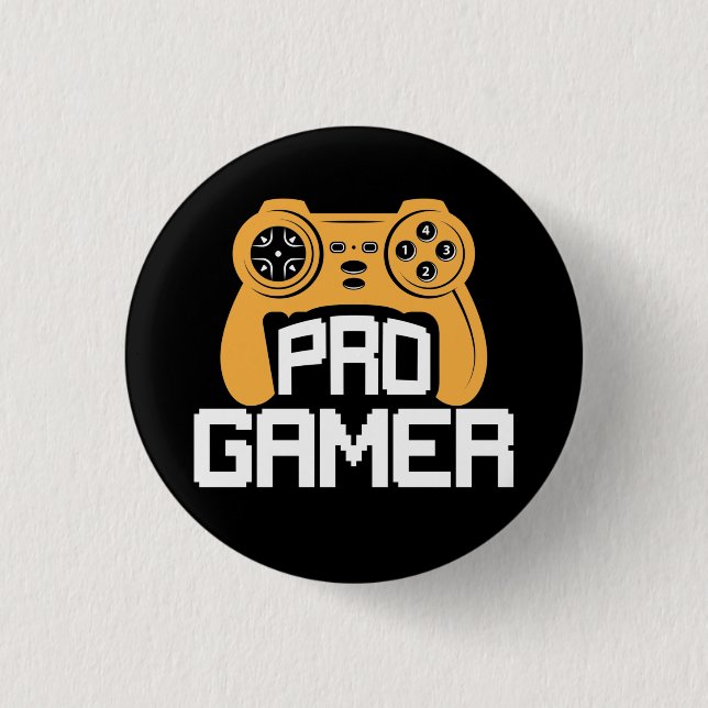 Beruflich Gamer Button (Vorderseite)