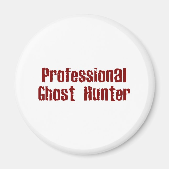 Beruflich Ghost Hunter Magnet (Vorne)