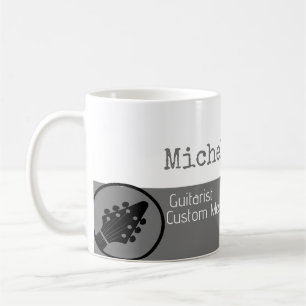 beruflich (Gitarrist) halbgrau Kaffeetasse