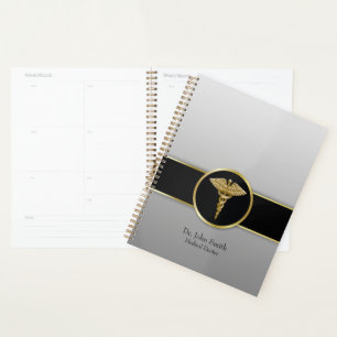 Beruflich Gold Medical Caduceus Planer