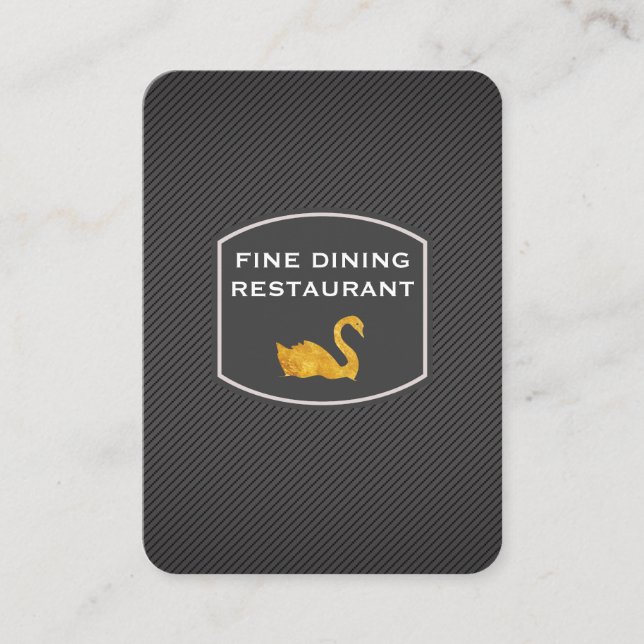 Beruflich/Goldener Schwan Visitenkarte (Vorderseite)