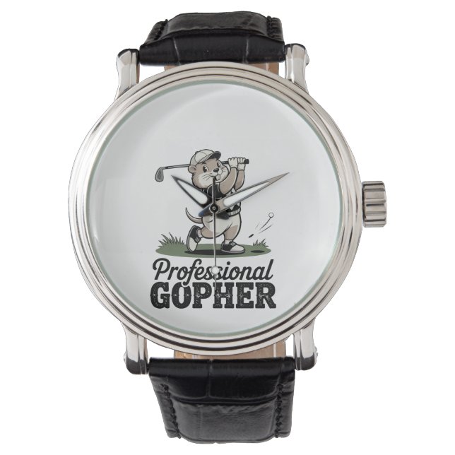 Beruflich Gopher - Armbanduhr (Vorderseite)