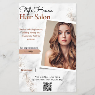 Beruflich Hair Salon Services Flyer