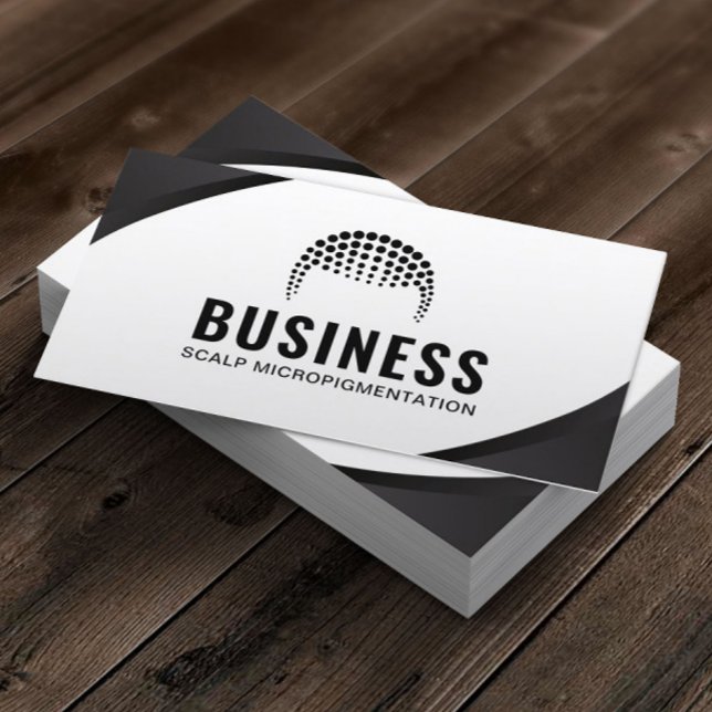 Beruflich Hair Tattoo Scalp Mikropigmentierung Visitenkarte (Von Creator hochgeladen)