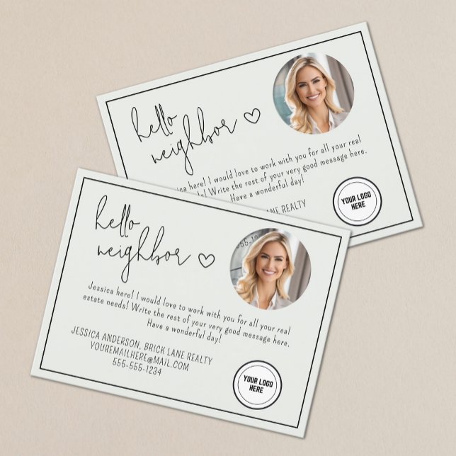 Beruflich Hello Neighbour Real Anwesen Postkarte (Von Creator hochgeladen)