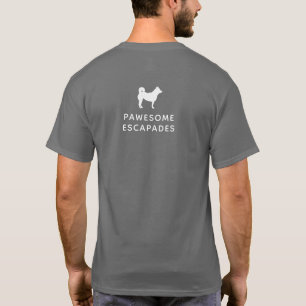 Beruflich Hund Walker Gray T-Shirt