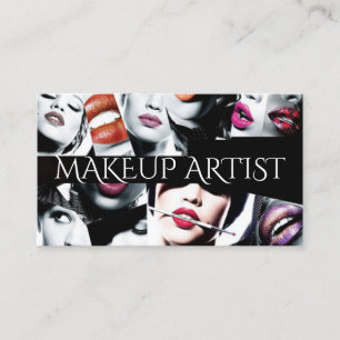 Beruflich Makeup Artist Business Card Visitenkarte