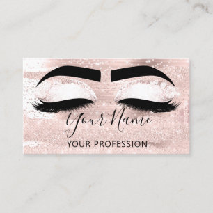 Beruflich Makeup Artist Eyelash Microblading Visitenkarte