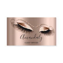 Beruflich Makeup Artist Eyelashes Gold Rose