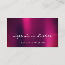 Beruflich Makeup Artist Holograph Lila Berry Visitenkarte