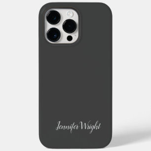 Beruflich-minimalistisch-handschriftlich grau Case-Mate iPhone 14 pro max hülle