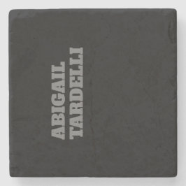 Beruflich minimalistisch kühne moderne Sitte schli Steinuntersetzer