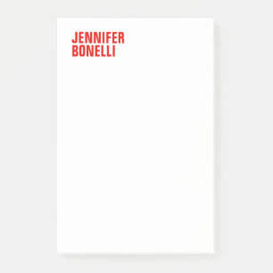 Beruflich-minimalistisch-modern-fett-weiß Post-it Klebezettel