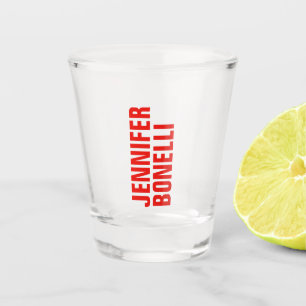 Beruflich-minimalistisch-modern-fett-weiß Schnapsglas