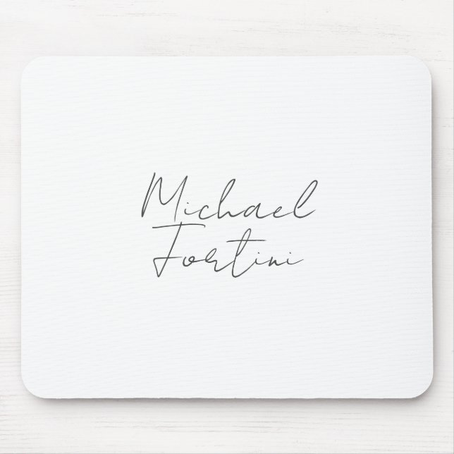 Beruflich-minimalistisch-modern-grau Mousepad (Vorne)