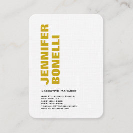 Beruflich-minimalistisch-modern mutig visitenkarte