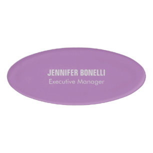 Beruflich minimalistisch moderner Name Namenschild
